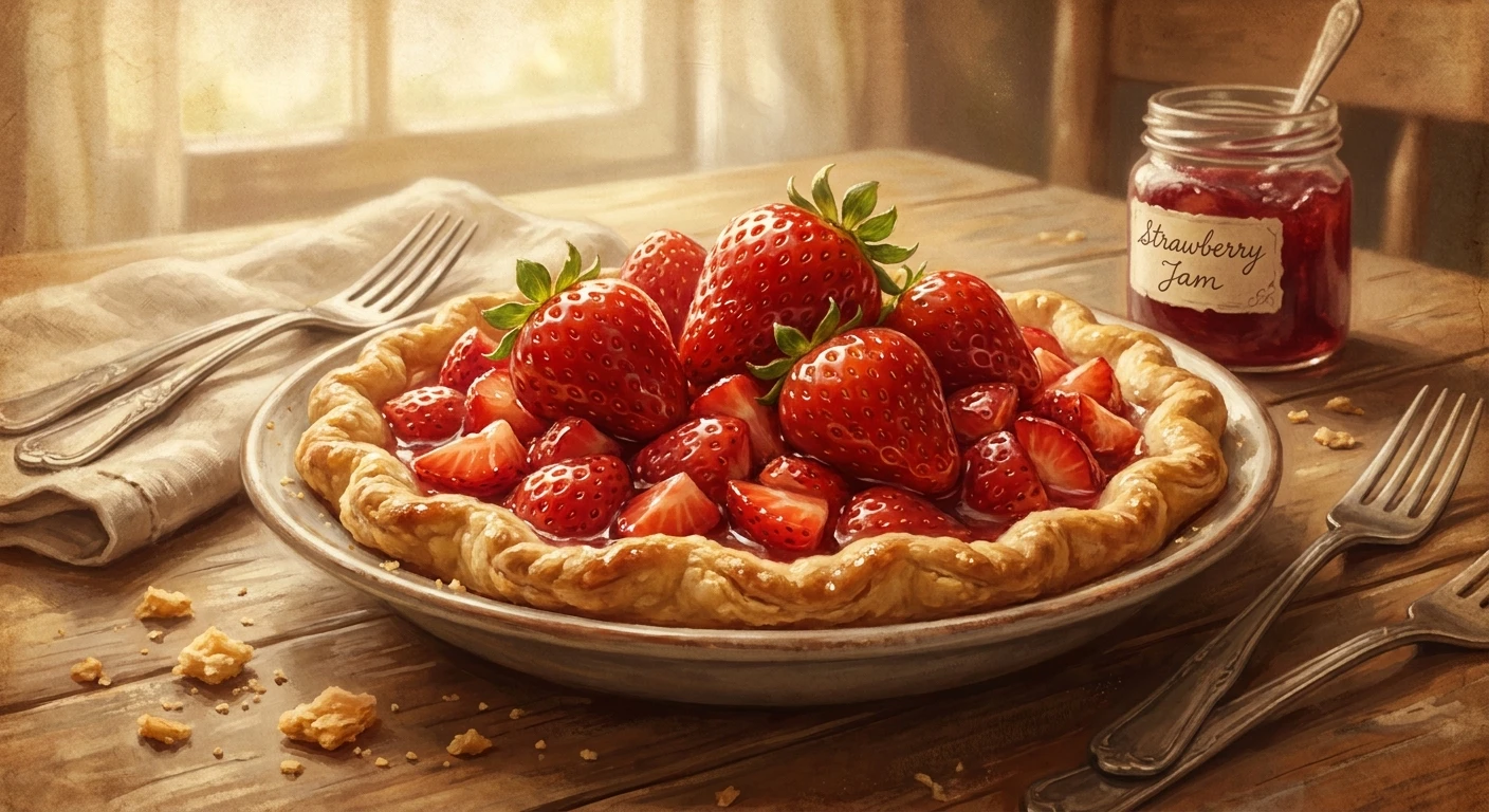 tarte aux fraises de grand-mère